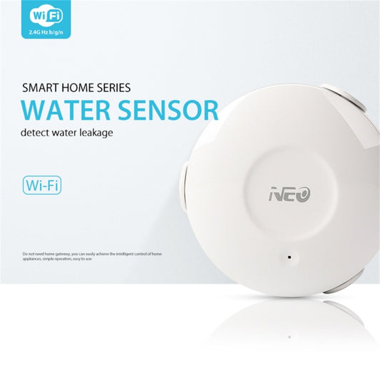 NEO NAS-WS02W WiFi Water Sensor & Flood Detector, Support Android / IOS systems by buy2fix