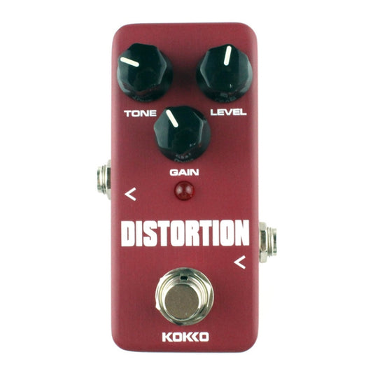 KOKKO FDS2 Mini Electric Guitar Monoblock Distortion Effects Pedal(Wine Red) by KOKKO