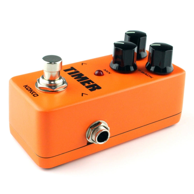 KOKKO FDD2 Mini Electric Guitar Digital Delay Effects Pedal Timer(Orange) - Guitar Tuner Accessories by KOKKO | Online Shopping UK | buy2fix