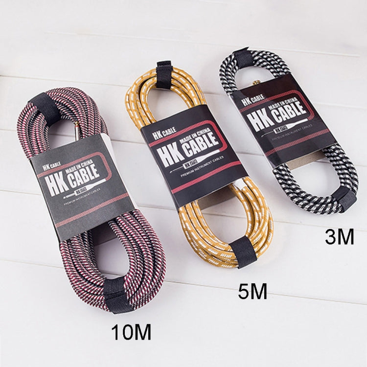 Wooden Guitar Bass Connection Cable Noise Reduction Audio Cable, Cable Length: 5m, Random Color Delivery - Microphone Audio Cable & Connector by buy2fix | Online Shopping UK | buy2fix