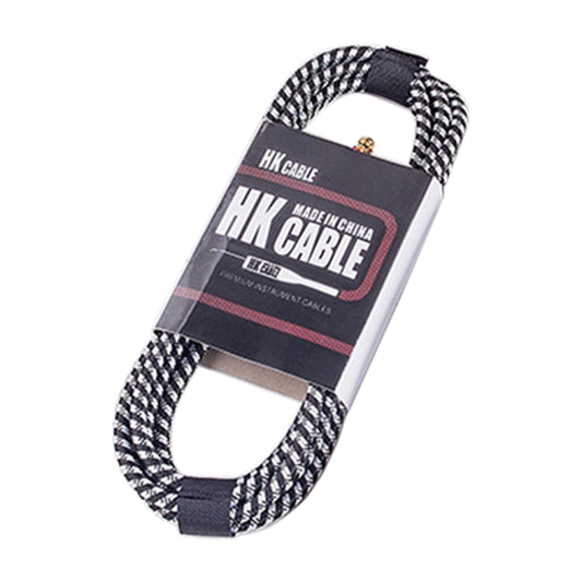 Wooden Guitar Bass Connection Cable Noise Reduction Audio Cable, Cable Length: 3m, Random Color Delivery by buy2fix