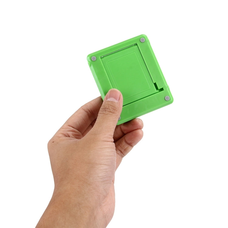 Universal Foldable Mini Phone Holder Stand, Size: 8.3 x 7.1 x 0.7 cm, For iPhone, Samsung, Huawei, Xiaomi, HTC and Other Smartphone, Tablets(Green) by buy2fix