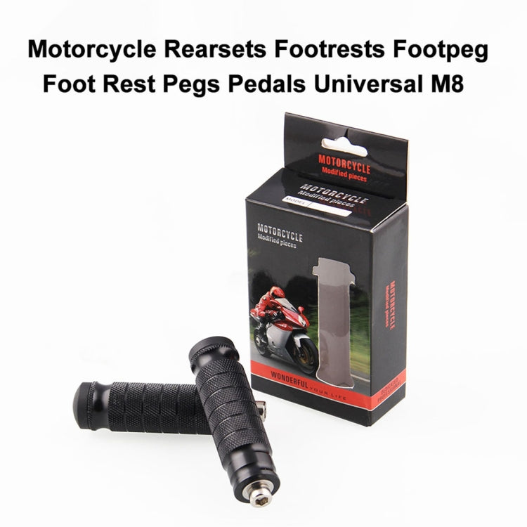 MB-BF001-BK Universal Motorcycle Modified Rear Seat Pedal, One Pair - Others by buy2fix | Online Shopping UK | buy2fix