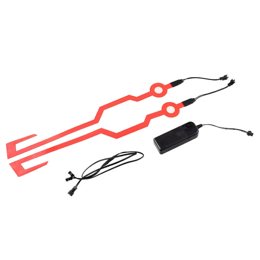 MB-MHL002 Motorcycle Modification Accessories Universal Pasteable Helmet Light Strip(Red) by buy2fix