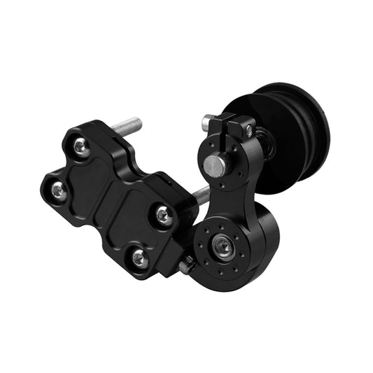 HC154 Motorcycle Modified Accessories Universal Aluminum Alloy Chain Adjuster(Black) by buy2fix