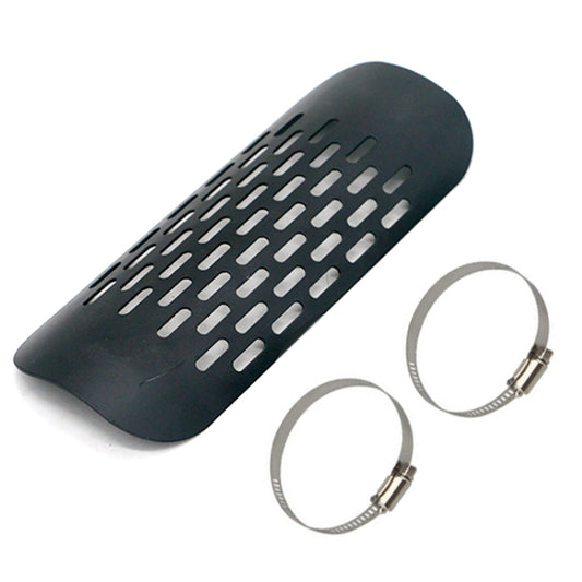 MB-EX014-S Motorcycle Modification Accessories Iron 75mm Exhaust Pipe Heat Shield for Kawasaki by buy2fix