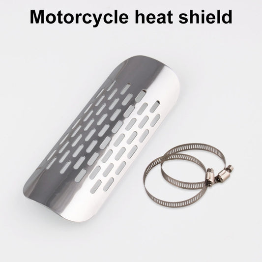 MB-EX014-S Motorcycle Modification Accessories Iron 75mm Exhaust Pipe Heat Shield for Kawasaki by buy2fix