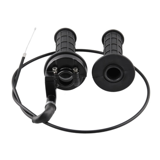 MB-MH028-BK Motorcycle Grips 22mm Handle Throttle Clamp Hand Grip with Throttle Cable for 110-250CC ATV Quad Pit Dirt Bike Motocross Racing - Grips by buy2fix | Online Shopping UK | buy2fix