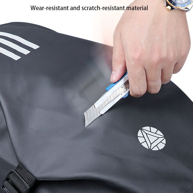 Motorcycle Rainproof Shoulders Helmet Soft Riding Backpack (Black) by buy2fix