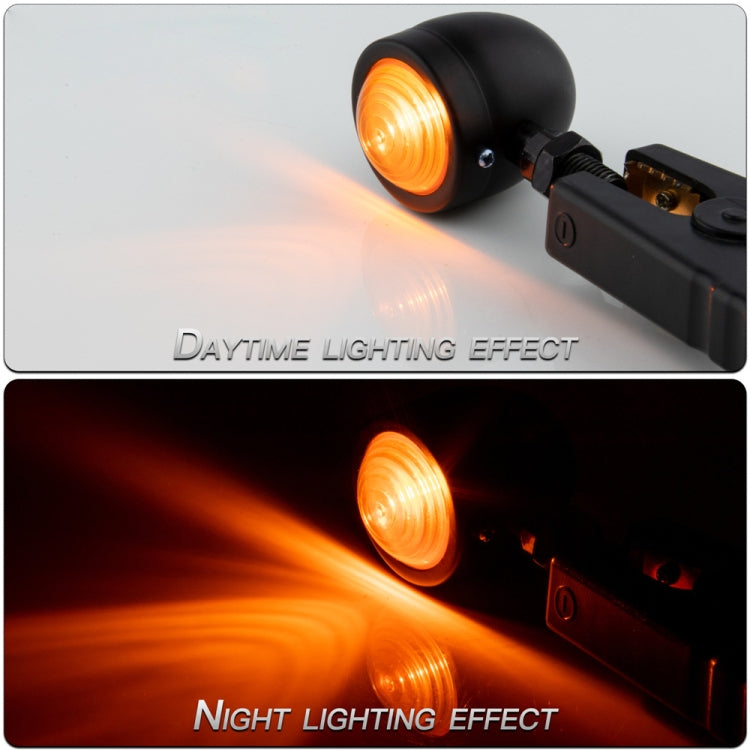1 Pair KC801 12V Modified Universal Motorcycle LED Turn Signal (Black) - Turn Signal by buy2fix | Online Shopping UK | buy2fix
