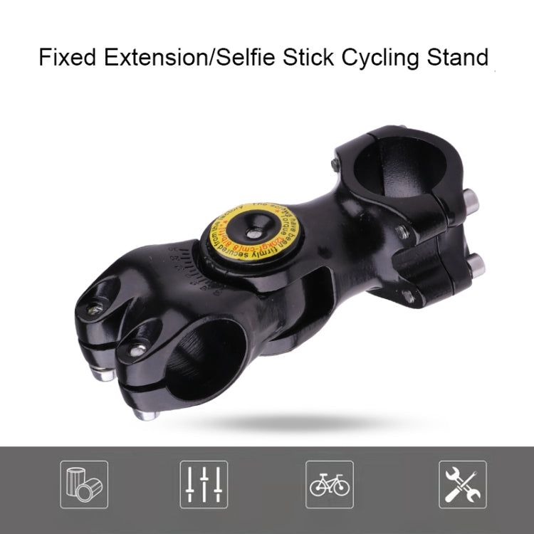 Motorcycle Bicycle Handlebar Fixture Mount Camera Bracket Adapter with Monopod Stand(Black) - Holder by buy2fix | Online Shopping UK | buy2fix