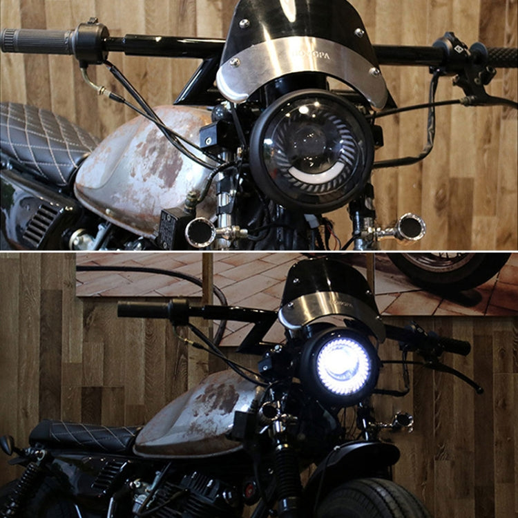 Motorcycle 5.75 inch Headlight Retro Lamp LED Light DC12V / 40W/ 6000K / 2800LM by buy2fix
