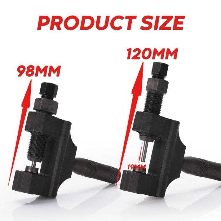 Motorcycle / Bicycle Chain Remover 420-530 Interchangeable Handle Card Type Chain Removal Tool - Replacement Parts by buy2fix | Online Shopping UK | buy2fix