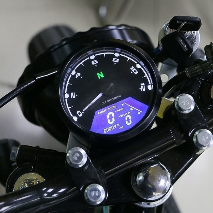 Universal Motorcycle Retro Modified Instrument Odometer LCD Instrument Assembly - Others by buy2fix | Online Shopping UK | buy2fix