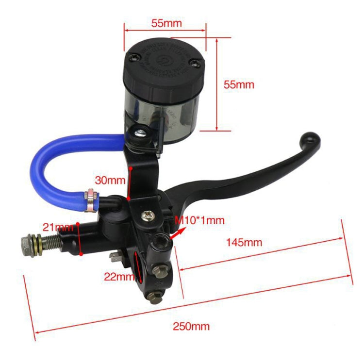 Motorcycle Parts Modified Brake Pump Right Hydraulic Disc Brake Pump for Yamaha - Replacement Parts by buy2fix | Online Shopping UK | buy2fix