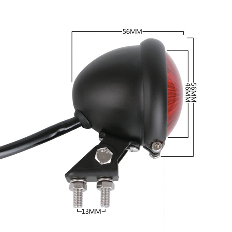Speedpark 12V Motorcycle Modified Tail Light Brake Light for Harley(Silver+Red) - Signal Lights by Speedpark | Online Shopping UK | buy2fix