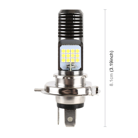 H4 DC12V / 7.4W Motorcycle LED Headlight with 24LEDs SMD-3030 Lamp Beads (White Light) by buy2fix