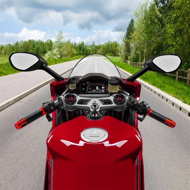 CS-764A1 12V Motorcycle Scooter Aluminum Alloy Electric Hand Grip Cover Heated Grip Handlebar (Red) by buy2fix