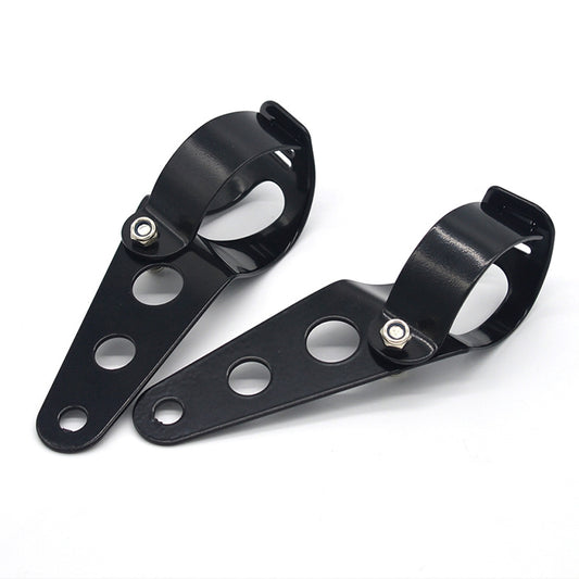 Motorcycle Headlight Holder Modification Accessories, Size:L (Black) by buy2fix