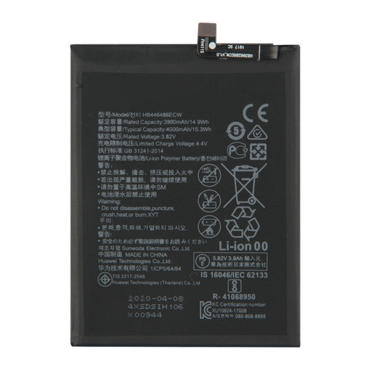 HB446486ECW for Huawei Enjoy 10 Plus Li-ion Polymer Battery by buy2fix