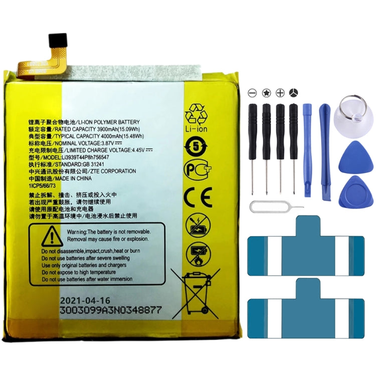 3900mAh Li-ion Polymer Battery for ZTE Axon 10 Pro 5G / Axon 9 Pro - For ZTE by buy2fix | Online Shopping UK | buy2fix