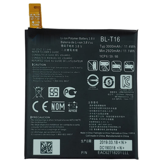 BL-T16 Li-ion Polymer Battery for LG G Flex2 H950 H955 H959 LS996 US995 by buy2fix