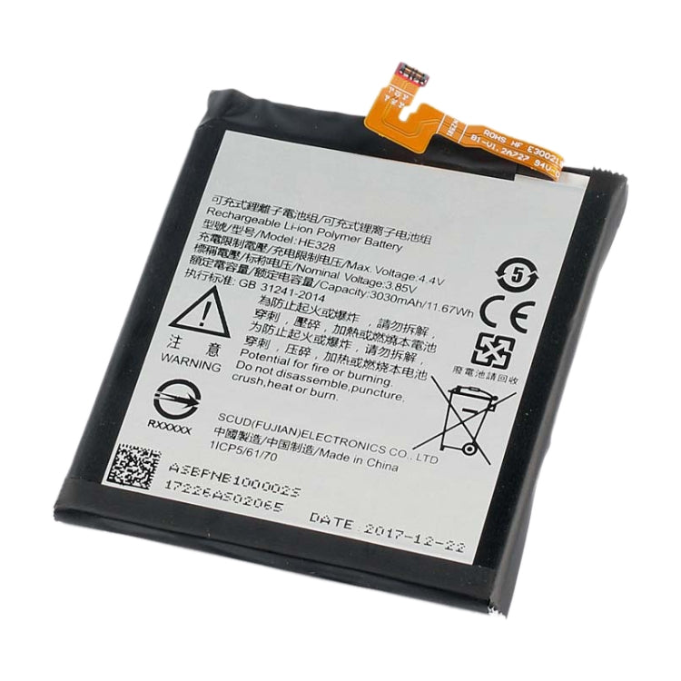 HE328 for Nokia 8 Li-ion Polymer Battery - For Nokia by buy2fix | Online Shopping UK | buy2fix