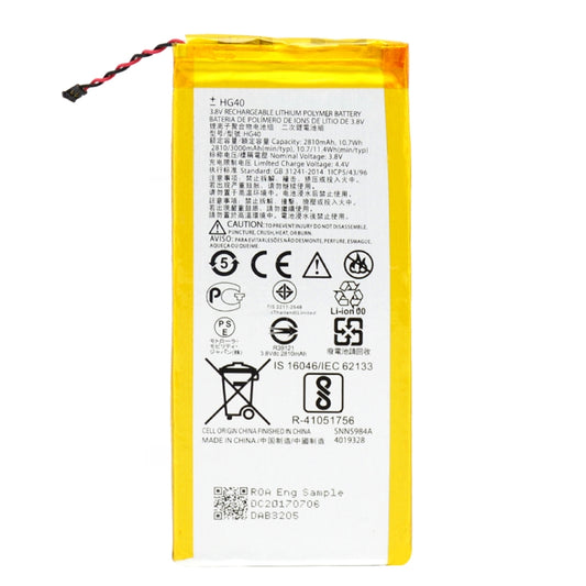 2810mAh Li-Polymer Battery HG40 for Motorola Moto G5 Plus / XT1685 by buy2fix