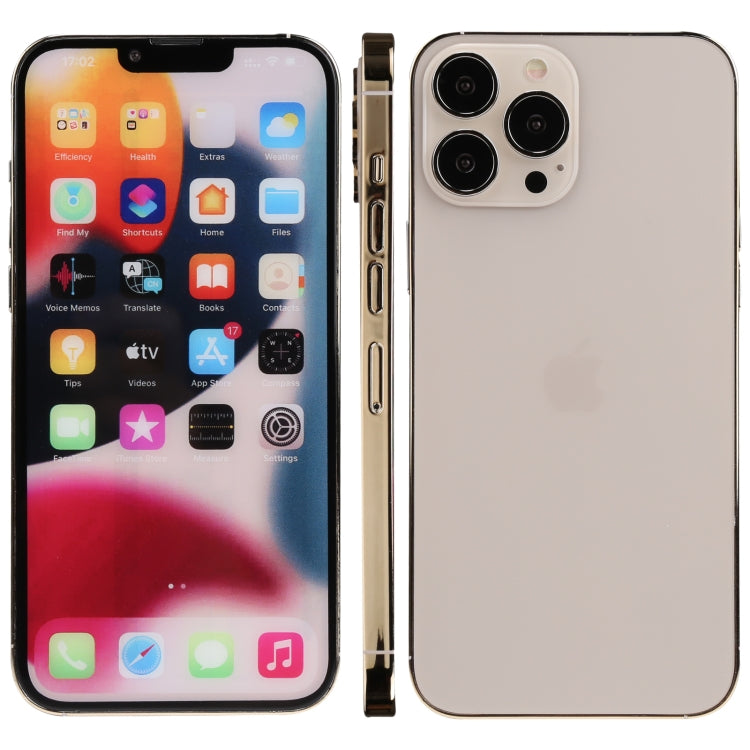 For iPhone 13 Pro Max Color Screen Non-Working Fake Dummy Display Model(Gold) - For iPhone & iPad by buy2fix | Online Shopping UK | buy2fix