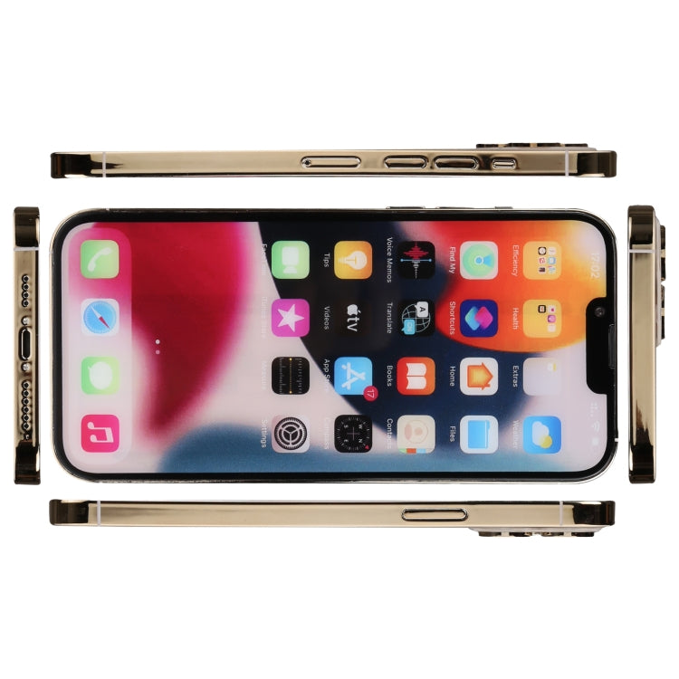 For iPhone 13 Pro Max Color Screen Non-Working Fake Dummy Display Model(Gold) - For iPhone & iPad by buy2fix | Online Shopping UK | buy2fix