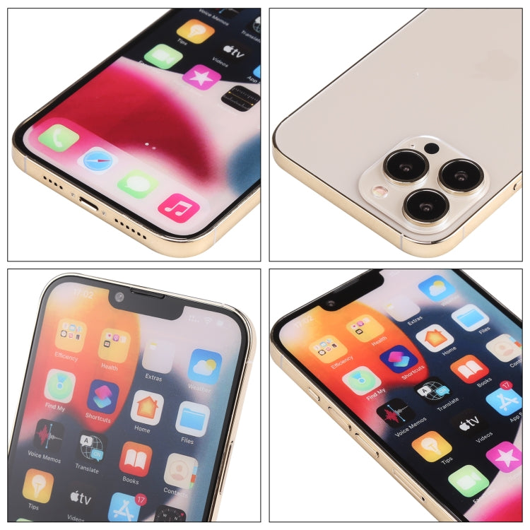 For iPhone 13 Pro Max Color Screen Non-Working Fake Dummy Display Model(Gold) - For iPhone & iPad by buy2fix | Online Shopping UK | buy2fix