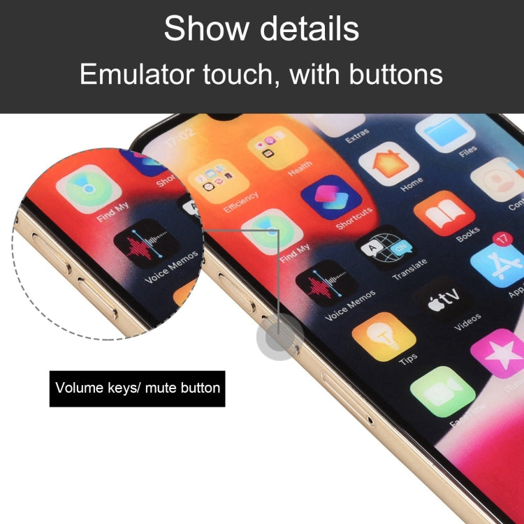 For iPhone 13 Pro Max Color Screen Non-Working Fake Dummy Display Model(Gold) - For iPhone & iPad by buy2fix | Online Shopping UK | buy2fix