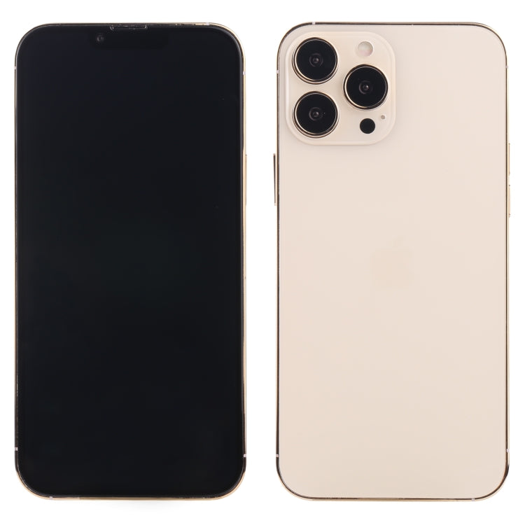 For iPhone 13 Pro Max Black Screen Non-Working Fake Dummy Display Model(Gold) - For iPhone & iPad by buy2fix | Online Shopping UK | buy2fix