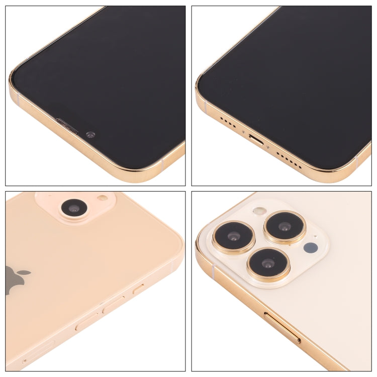 For iPhone 13 Pro Max Black Screen Non-Working Fake Dummy Display Model(Gold) - For iPhone & iPad by buy2fix | Online Shopping UK | buy2fix
