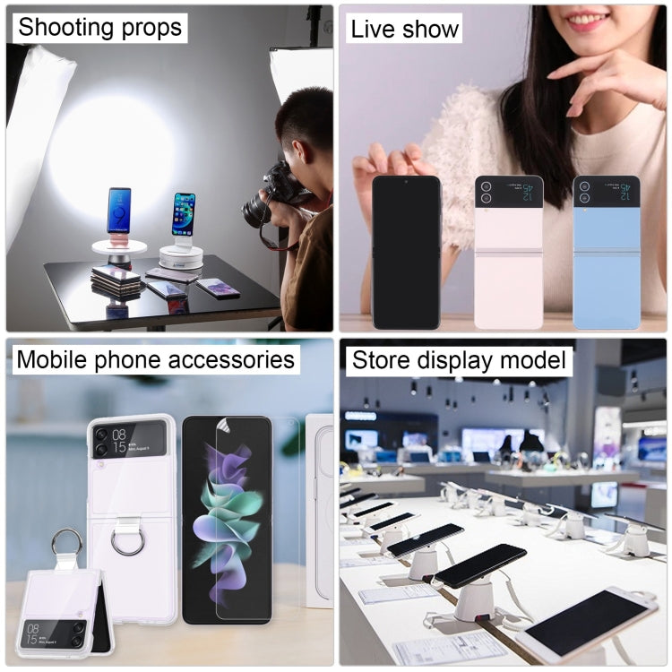 For Samsung Galaxy Z Flip4 Black Screen Non-Working Fake Dummy Display Model (Purple) by buy2fix