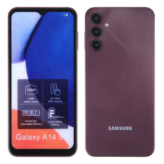 For Samsung Galaxy A14 5G Color Screen Non-Working Fake Dummy Display Model(Dark Red) by buy2fix