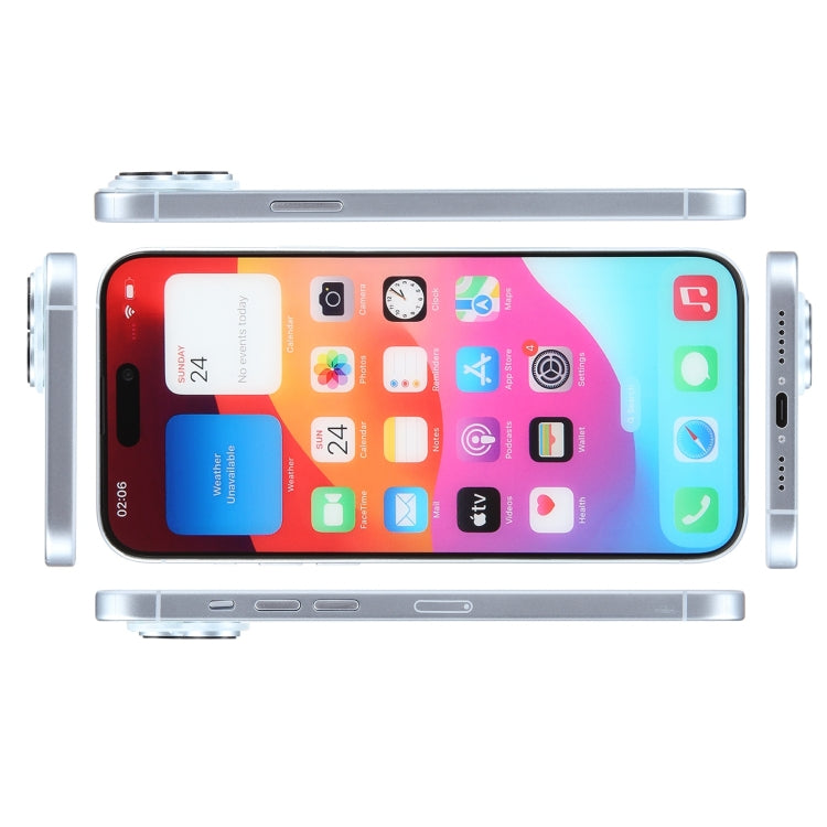 For iPhone 15 Plus Color Screen Non-Working Fake Dummy Display Model (Blue) - For iPhone & iPad by buy2fix | Online Shopping UK | buy2fix