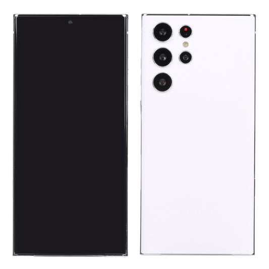 For Samsung Galaxy S22 Ultra 5G Black Screen Non-Working Fake Dummy Display Model(White) by buy2fix