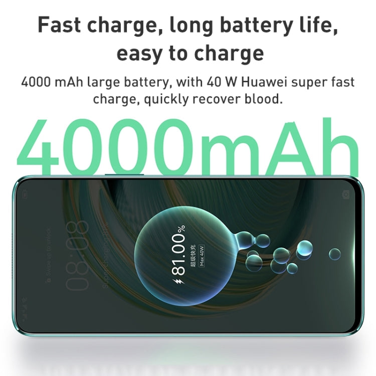 HUAWEI nova 10z 256GB CHA-AL80, 64MP Cameras, China Version, Triple Back Cameras, Side Fingerprint Identification, 6.6 inch HarmonyOS 2.0 Octa Core, Network: 4G, OTG, Not Support Google Play (Black) by Huawei