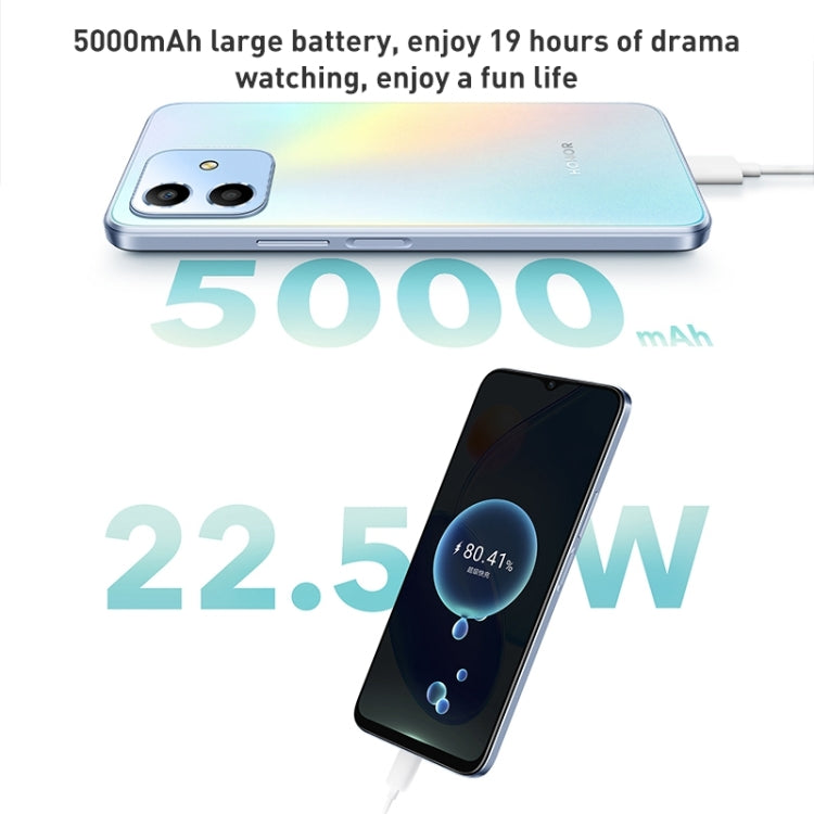 Honor Play6C 5G VNE-AN40, 6GB+128GB, China Version, Dual Back Cameras, Side Fingerprint Identification, 5000mAh Battery, 6.5 inch Magic UI 5.0 (Android R) Qualcomm Snapdragon 480 Plus Octa Core up to 2.2GHz, Network: 5G, Not Support Google Play(Black) - Honor by HONOR | Online Shopping UK | buy2fix