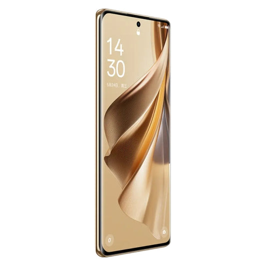 OPPO Reno10 5G, 12GB+512GB, 64MP Camera, Triple Back Cameras, Screen Fingerprint Identification, 6.7 inch ColorOS 13.1 / Android 13 Qualcomm Snapdragon 778G Octa Core up to 2.4GHz, Network: 5G, NFC, OTG (Gold) by OPPO