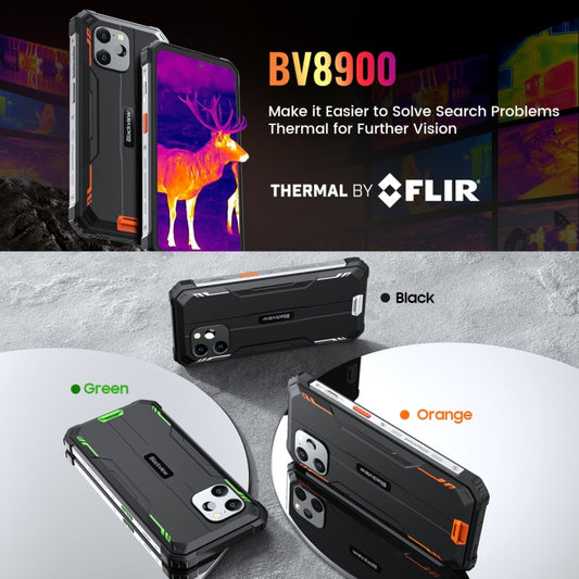 Blackview BV8900 Rugged Phone, Thermal Imaging Camera, 8GB+256GB by Blackview