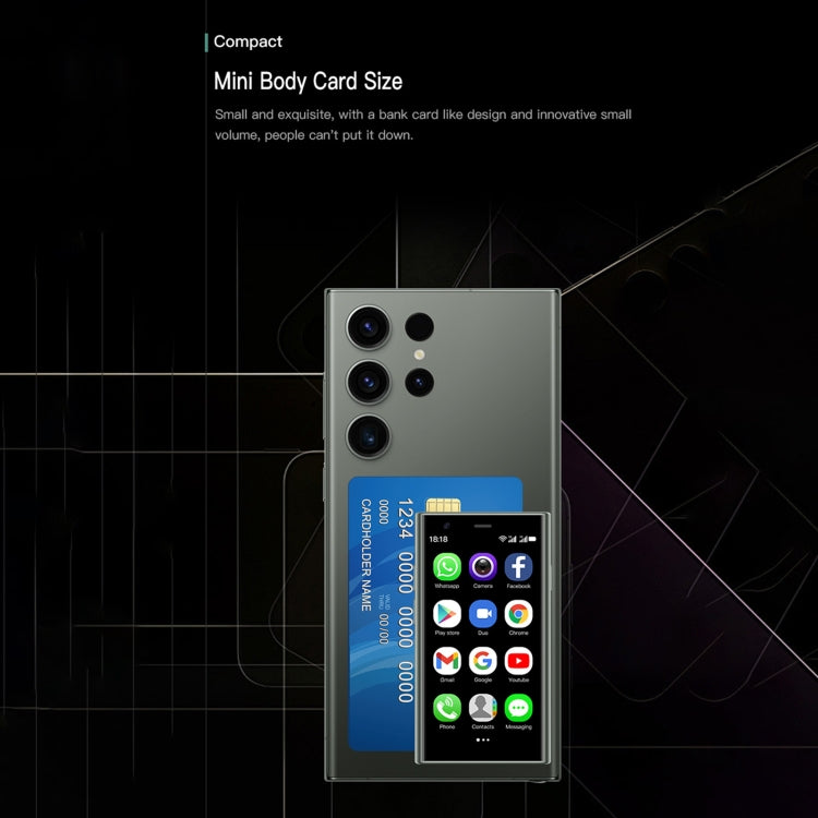 SOYES S23 Pro, 2GB+16GB, 3.0 inch Android 8.1 MTK6580 Quad Core up to 1.3GHz, Bluetooth, WiFi, GPS, Network: 3G, Dual SIM (Black) by SOYES