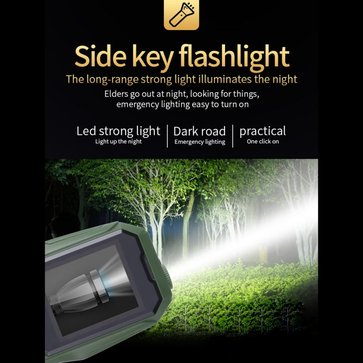 W2025 Triple Proofing Elder Phone, Waterproof Shockproof Dustproof, 5800mAh Battery, 1.8 inch, 21 Keys, LED Flashlight, Dual SIM(Green) - Others by buy2fix | Online Shopping UK | buy2fix