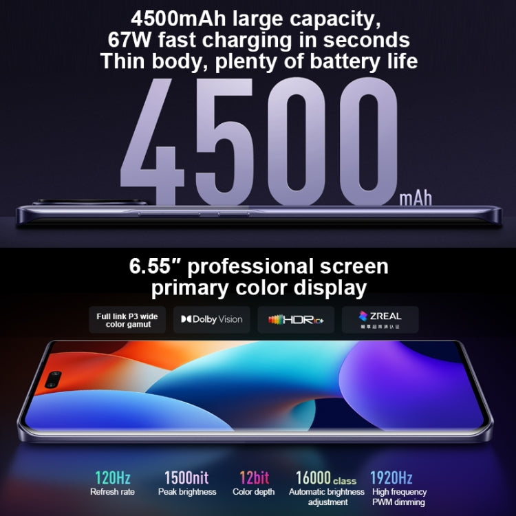 Xiaomi Civi 3 5G, 50MP Camera, 12GB+512GB, Triple Back Cameras + Dual Front Cameras, In-screen Fingerprint Identification, 4500mAh Battery, 6.55 inch MIUI 14 Dimensity 8200-Ultra Octa Core 4nm up to 3.1GHz, Network: 5G, NFC (Purple) by Xiaomi