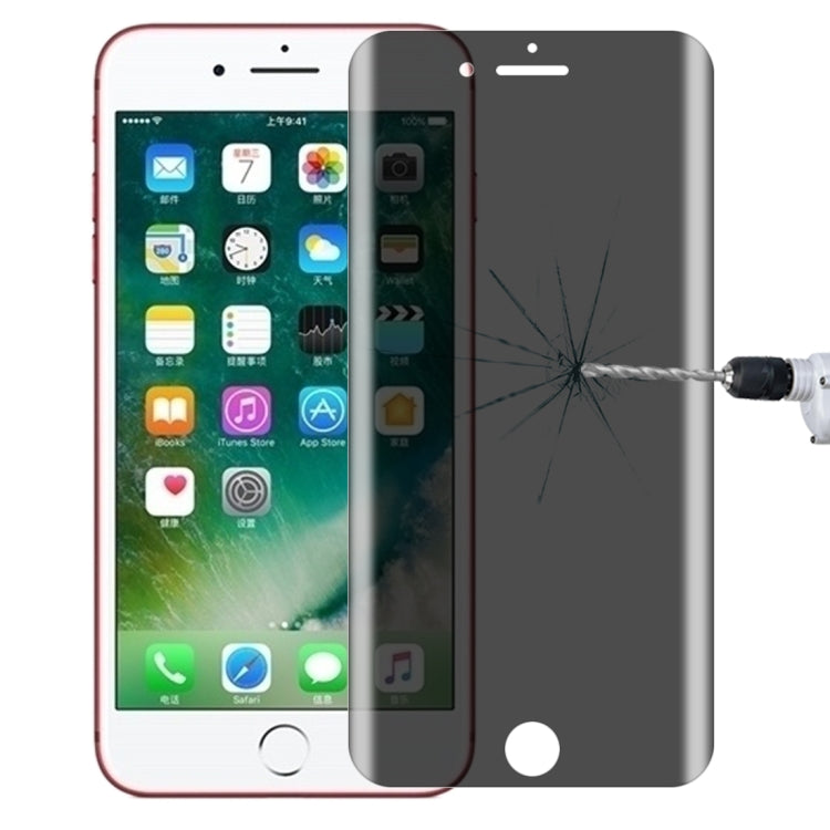 0.4mm 9H Surface Hardness 180 Degree Privacy Anti Glare Screen Protector for iPhone 7 Plus / 8 Plus - iPhone 8 Plus & 7 Plus Tempered Glass by buy2fix | Online Shopping UK | buy2fix
