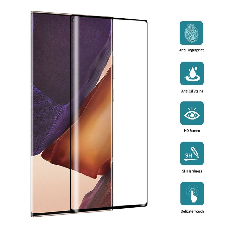 For Samsung Galaxy Note20 Ultra 3D Curved Edge Full Screen Tempered Glass Film - Galaxy Tempered Glass by buy2fix | Online Shopping UK | buy2fix