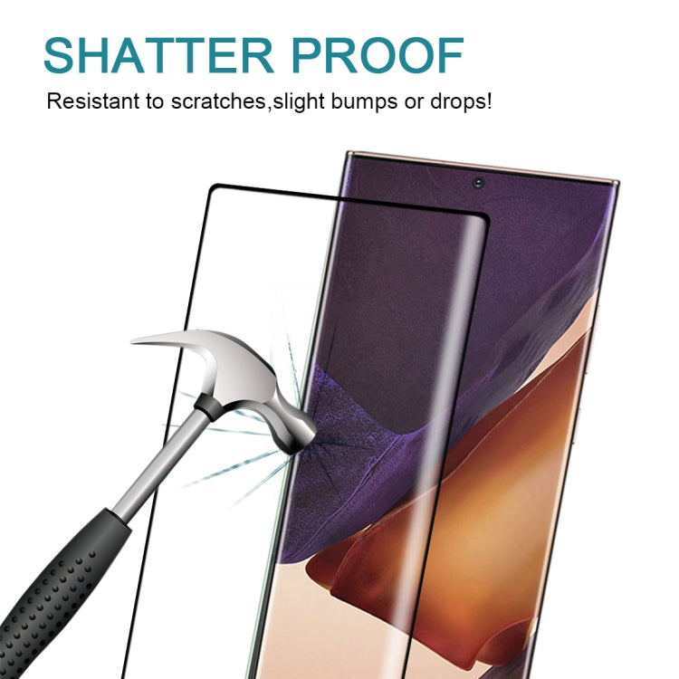 For Samsung Galaxy Note20 Ultra 3D Curved Edge Full Screen Tempered Glass Film - Galaxy Tempered Glass by buy2fix | Online Shopping UK | buy2fix