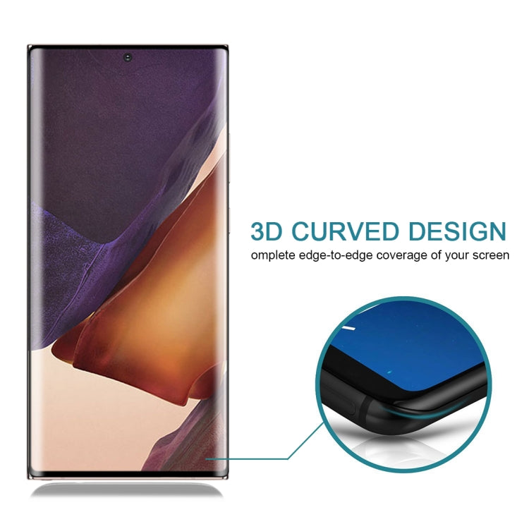 For Samsung Galaxy Note20 Ultra 3D Curved Edge Full Screen Tempered Glass Film - Galaxy Tempered Glass by buy2fix | Online Shopping UK | buy2fix