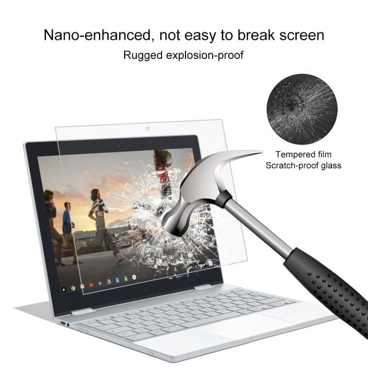 0.4mm 9H Surface Hardness Full Screen Tempered Glass Film for Google Pixelbook 12.3 inch - Screen Protection Film by buy2fix | Online Shopping UK | buy2fix